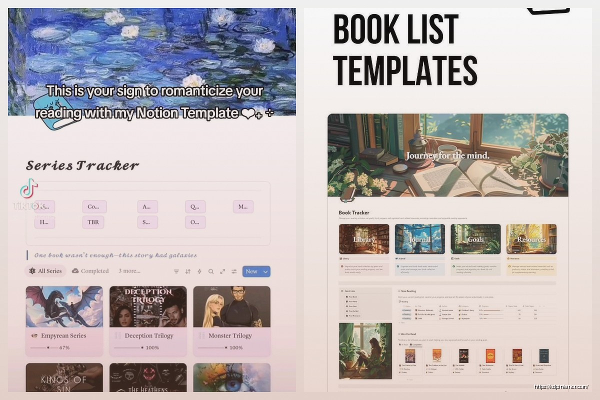 Notion Book Tracker: Digital Reading Log