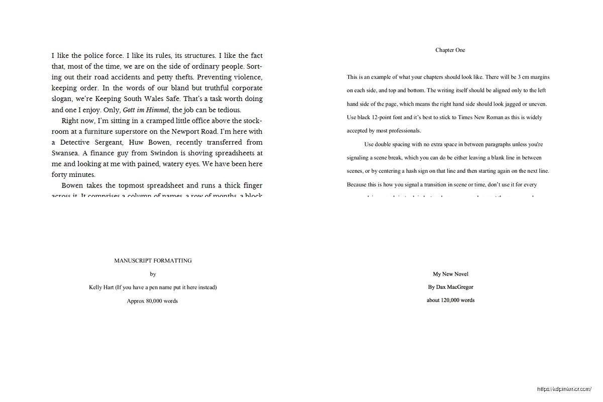 Novel Manuscript Format: Fiction Submission Guide