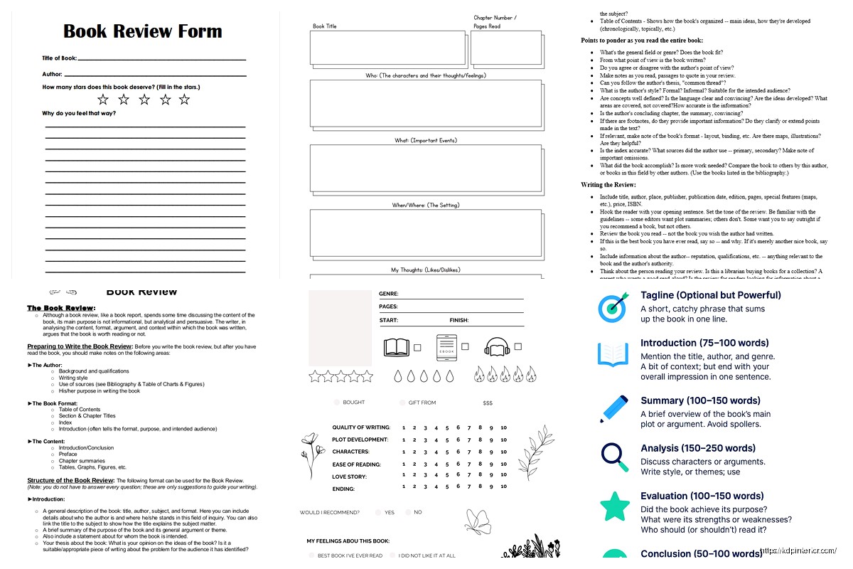 Novel Review Format: Fiction Analysis Guide