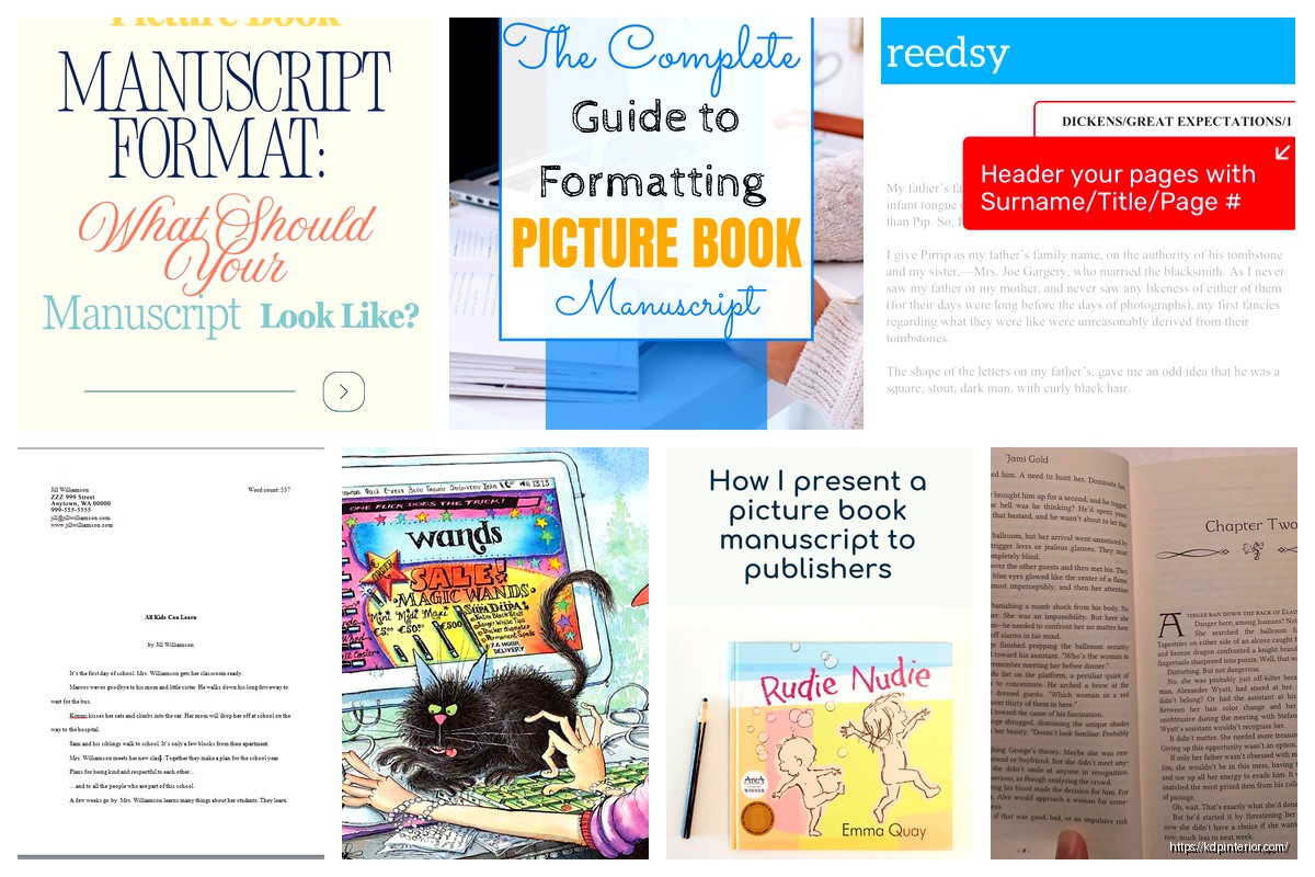 Picture Book Manuscript Format: Children's Submission