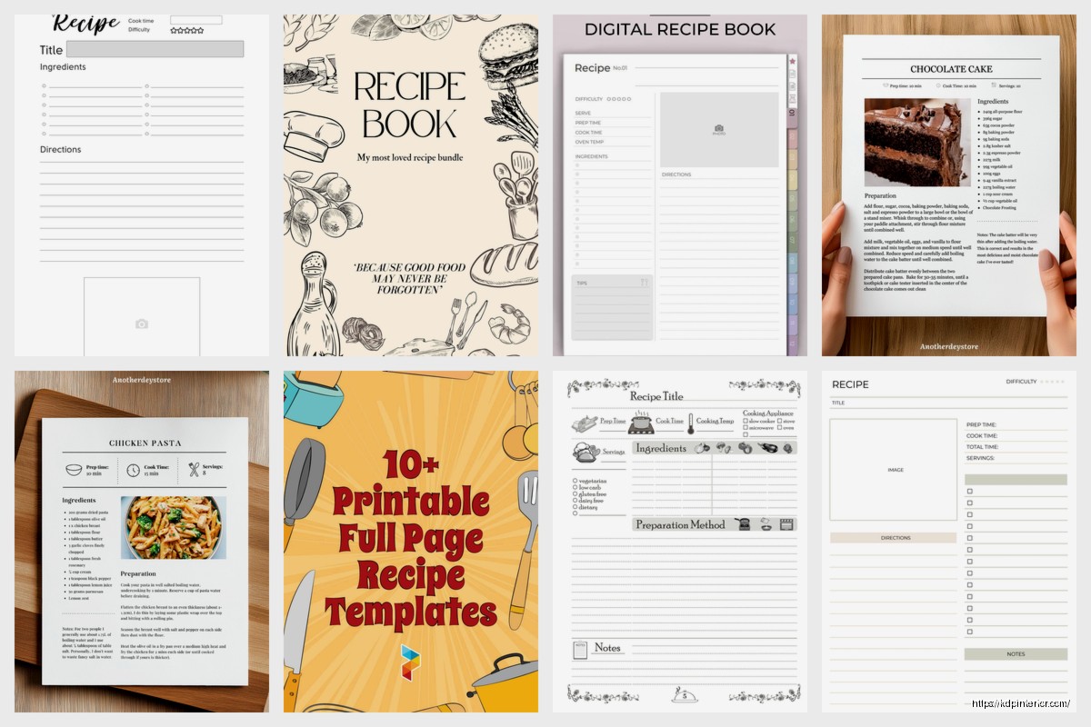 Recipe Book Format: Cookbook Layout Standards