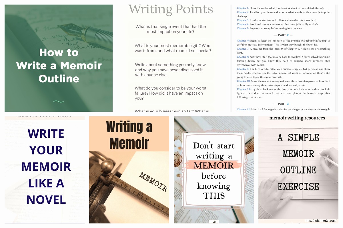 Writing a Memoir Template: Personal Story Guide