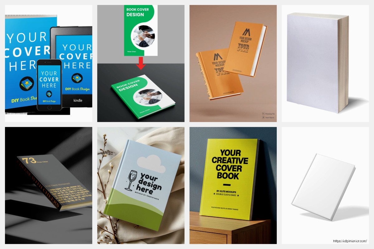 3D Book Cover Mockup: Marketing-Ready Graphics