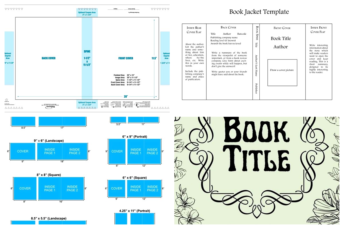 6x9 Book Cover Template: Popular Size Design