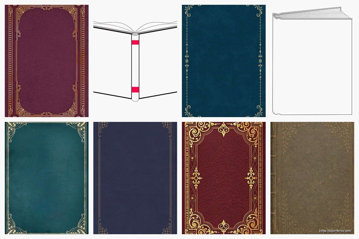 Blank Book Cover Template: Customizable Designs