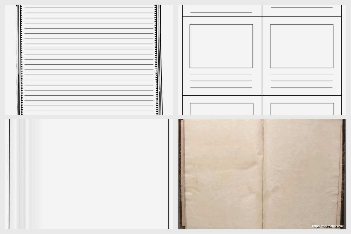 Blank Book Template: Customizable Publishing Format