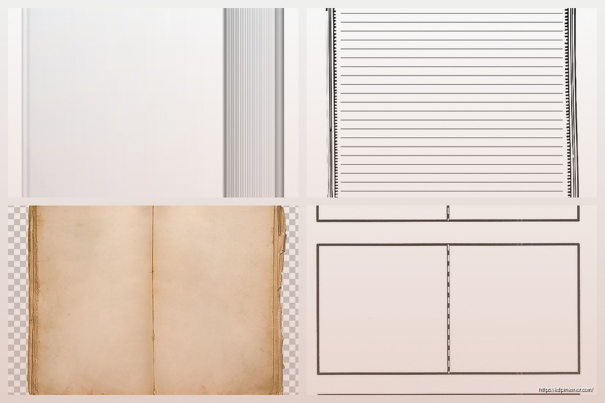 Blank Book Template: Customizable Publishing Format