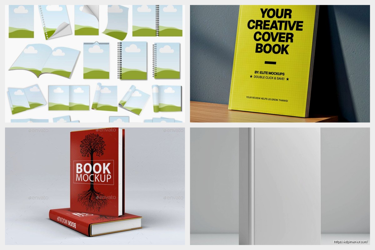 Book Hardcover Mockup: Premium Format Visuals