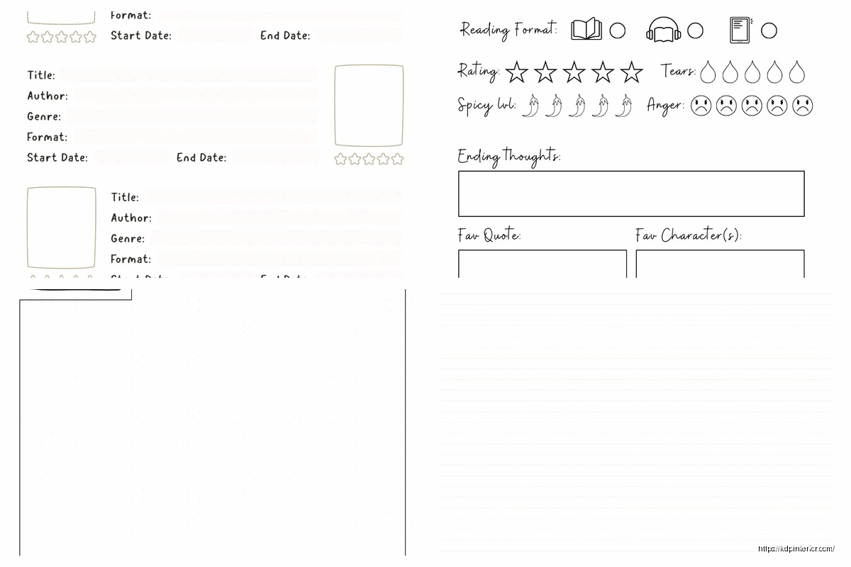 Book Notes Template: Reading Summary Format
