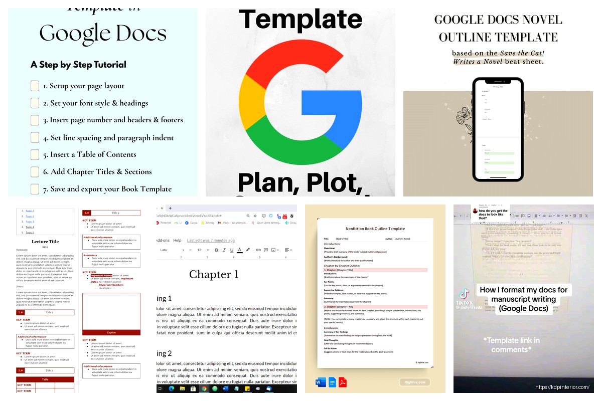 Book Outline Template Google Docs: Cloud Planning