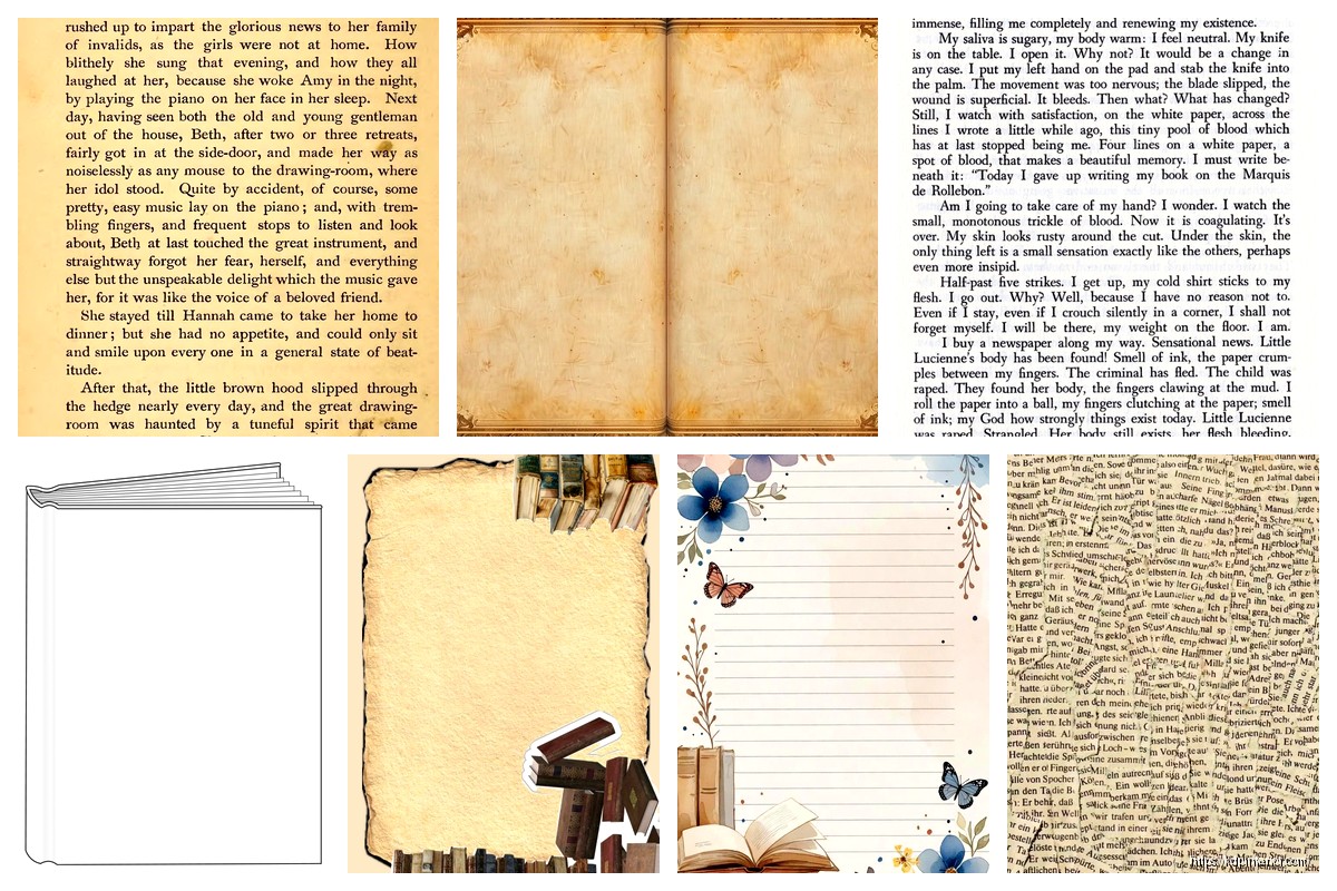 Book Page Template: Interior Layout Design