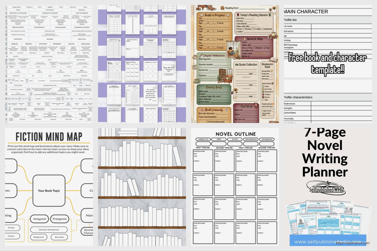 Book Planning Template: Author Organization Tools