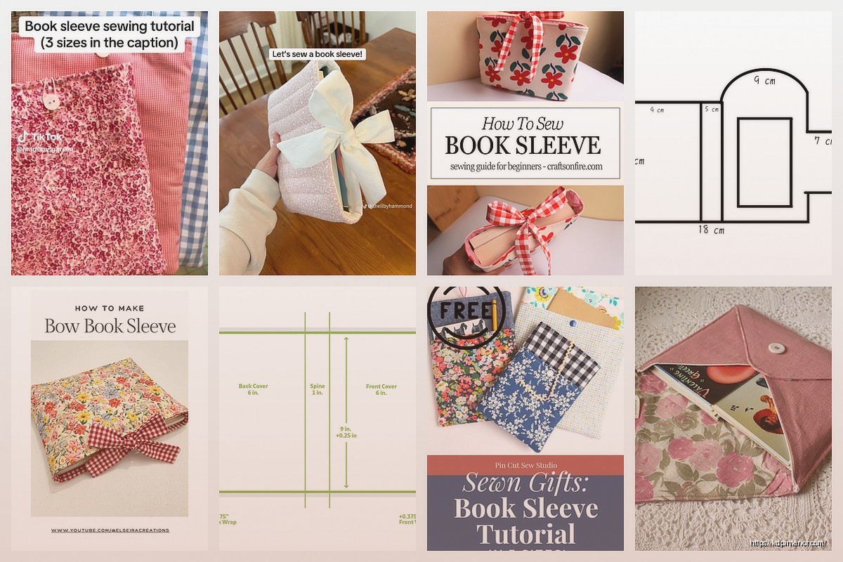 Book Sleeve Template: Protective Cover Design