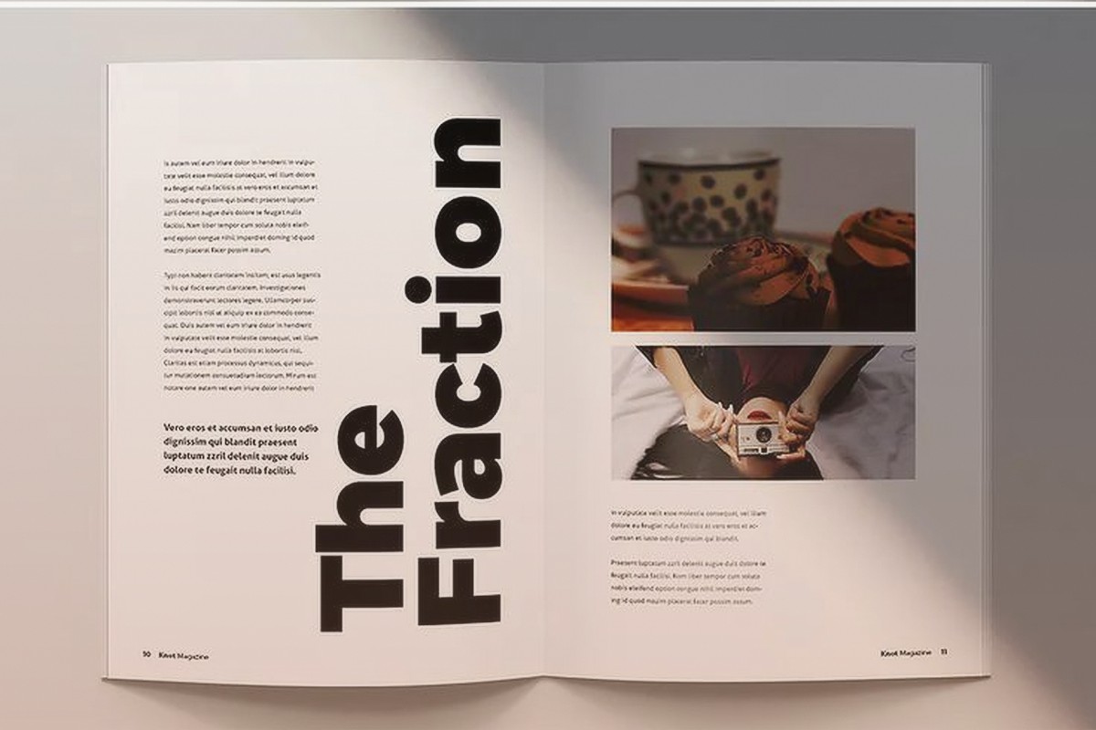 Booklet Design Template: Mini Book Layouts