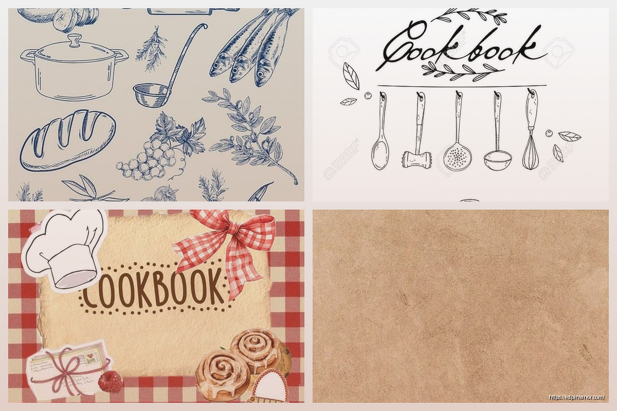 Cookbook Cover Template: Recipe Book Design