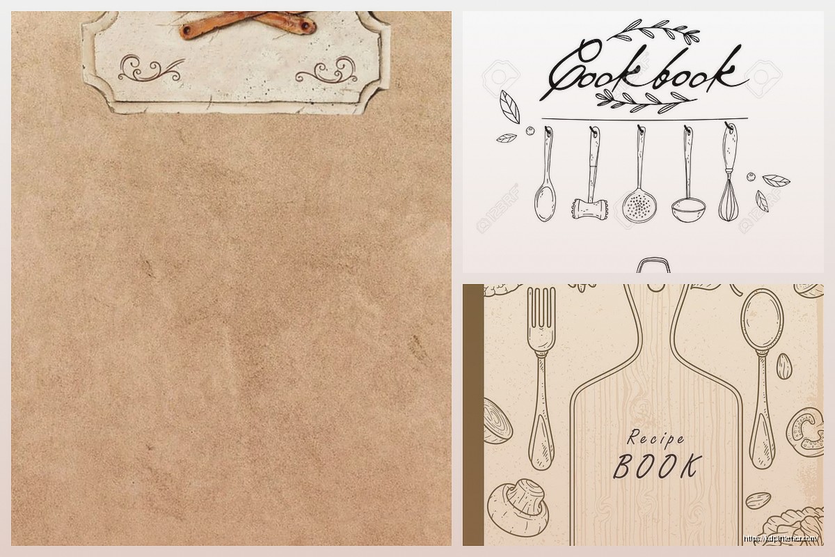 Cookbook Cover Template: Recipe Book Design