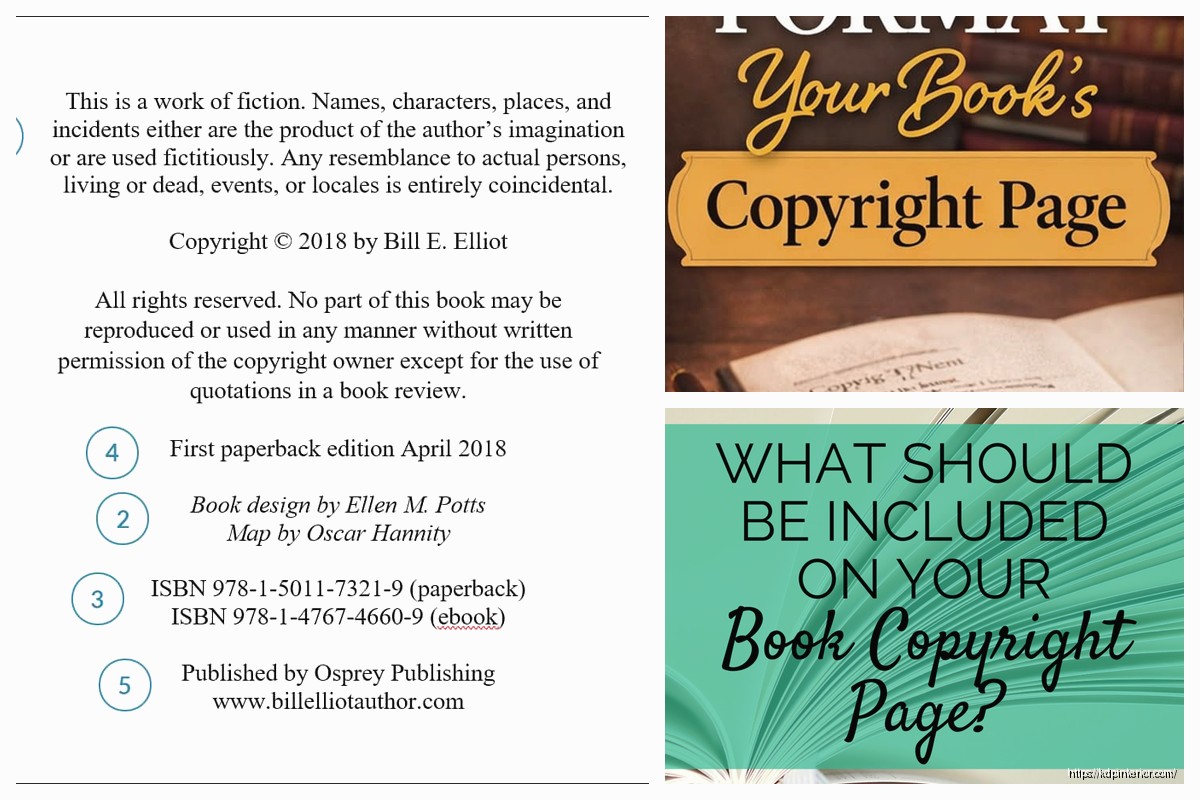 Copyright Page Sample: Book Legal Requirements