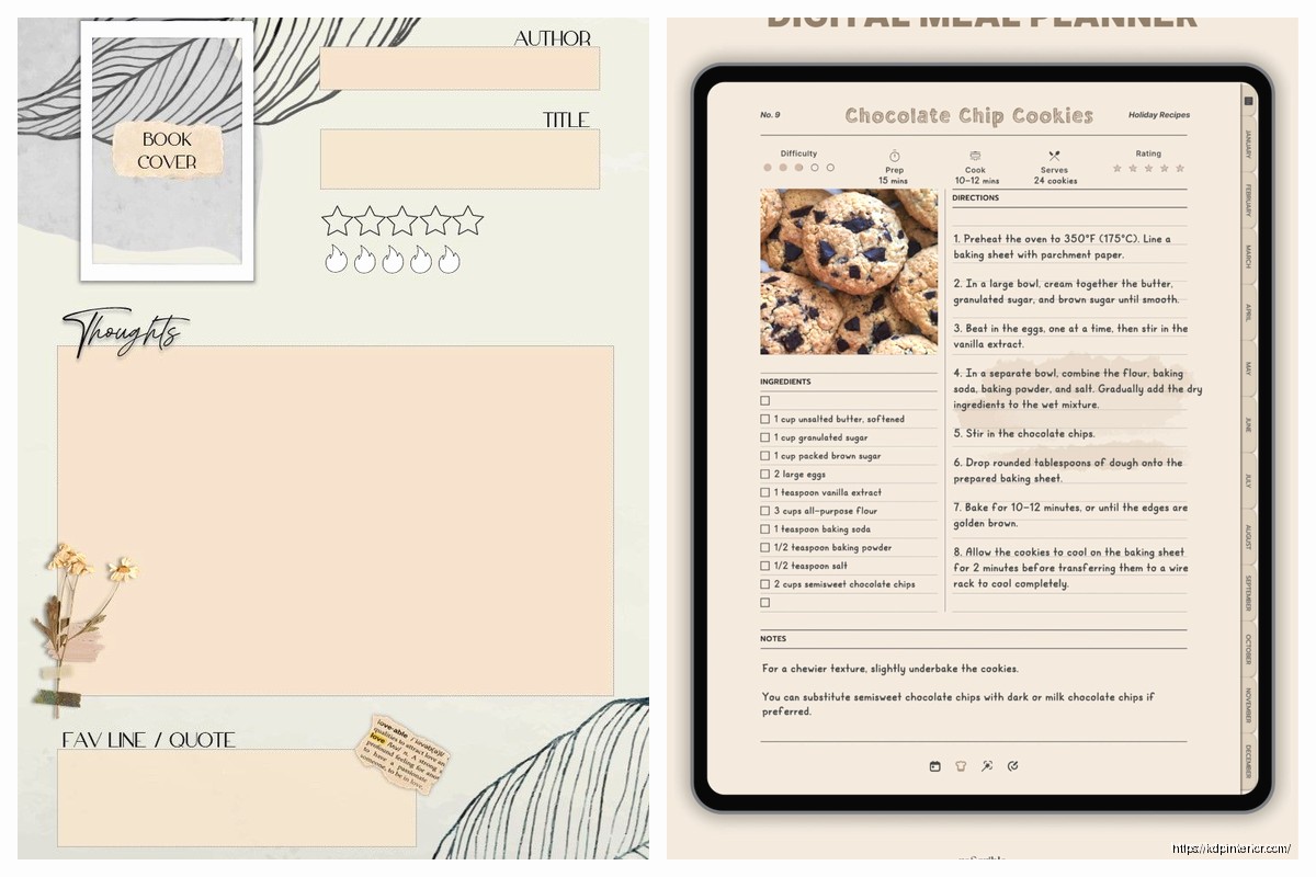 Digital Book Template: Ebook Publishing Formats