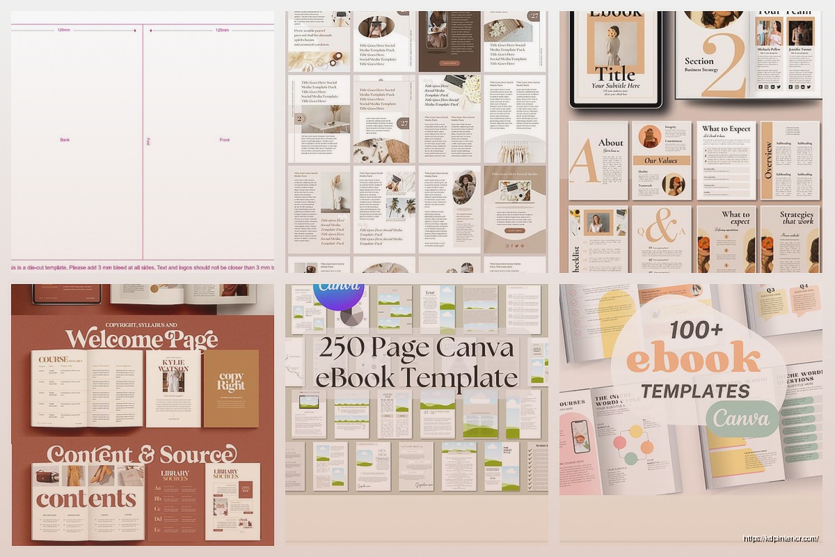 E-Booklet Template: Digital Mini Books