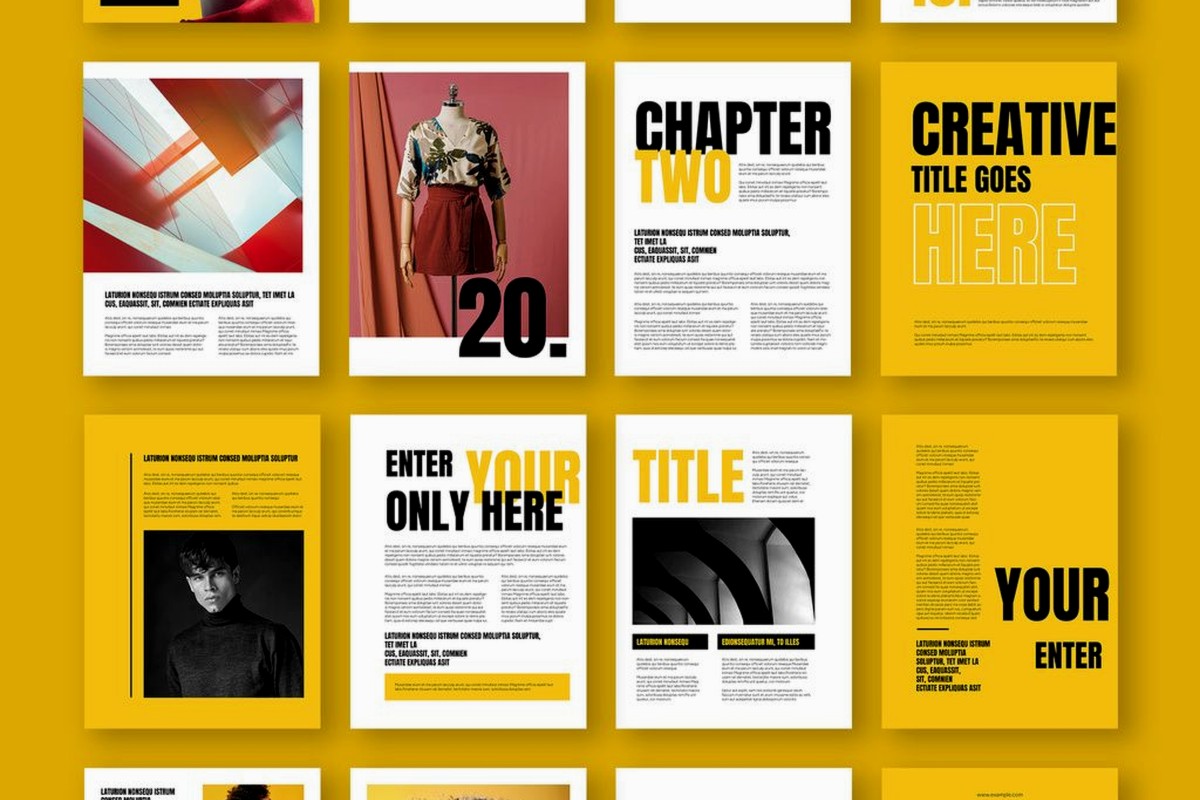 E-Booklet Template: Digital Mini Books