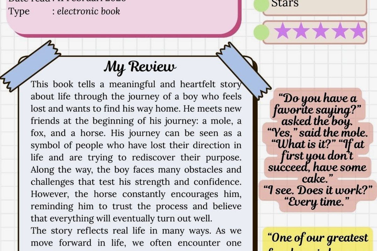 Example of a Book Review: Sample Analysis