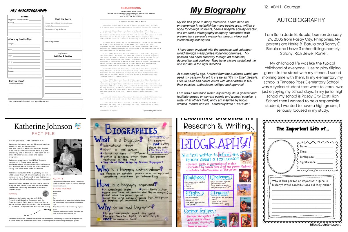 Examples of a Biography: Sample Life Stories