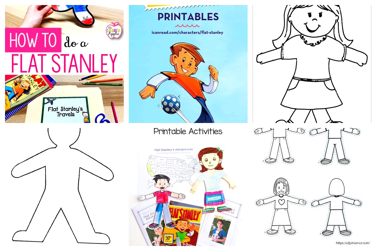 Flat Stanley Printable: Children's Activity Template