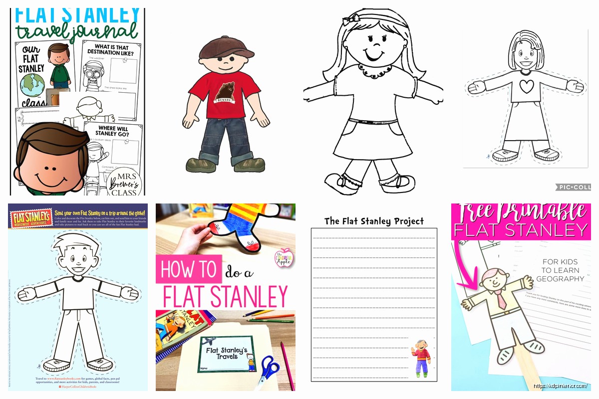 Flat Stanley Template: Educational Project Design