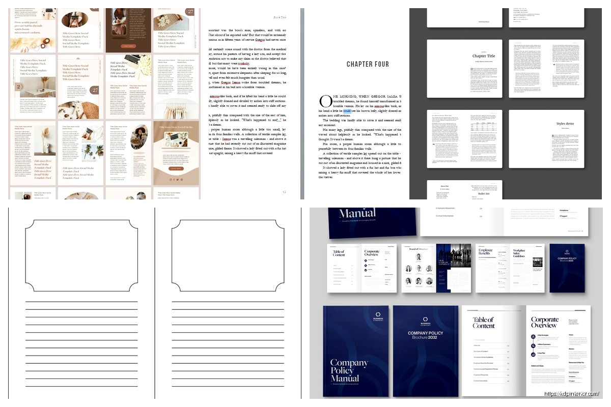 Free Book Template Word: Microsoft Downloads