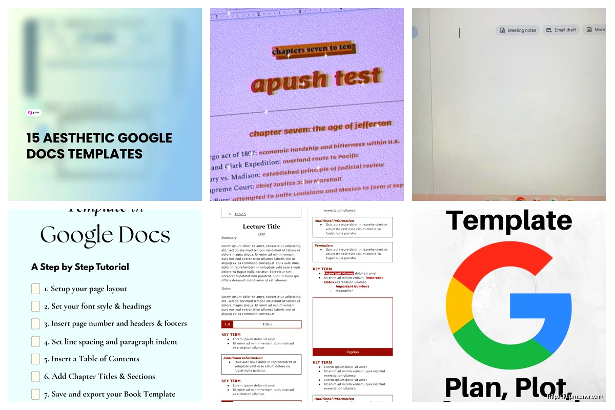Google Docs Manuscript Template: Writer's Format