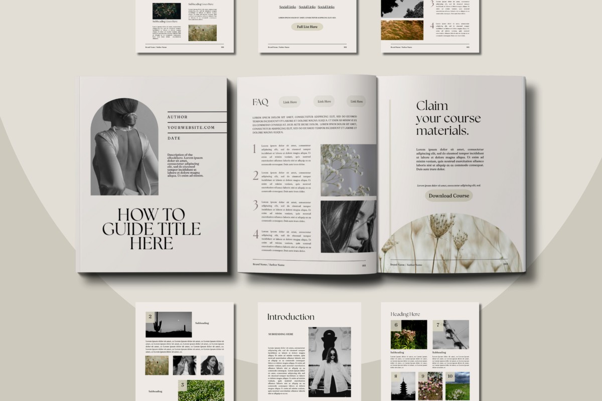 Guidebook Template: Reference Book Format