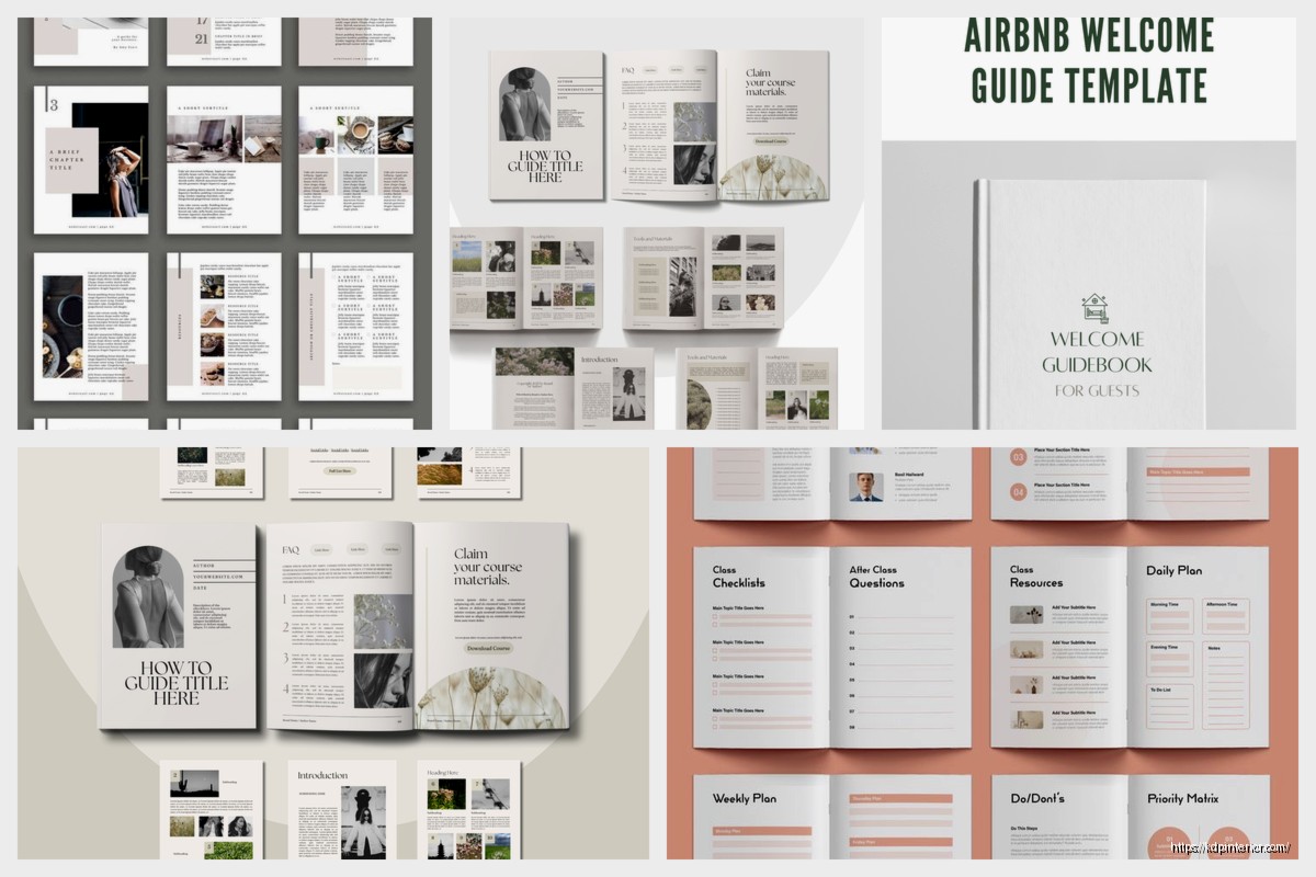 Guidebook Template: Reference Book Format