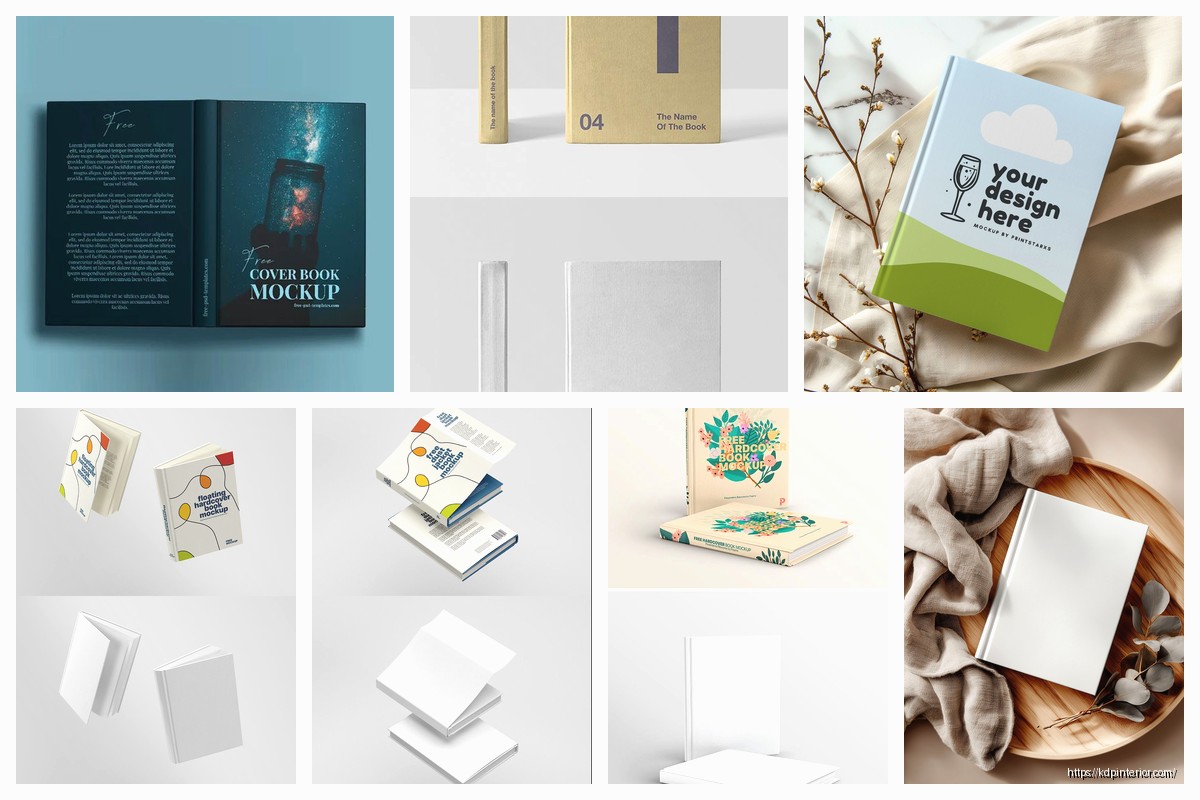 Hardcover Book Mockup: Premium Format Visuals