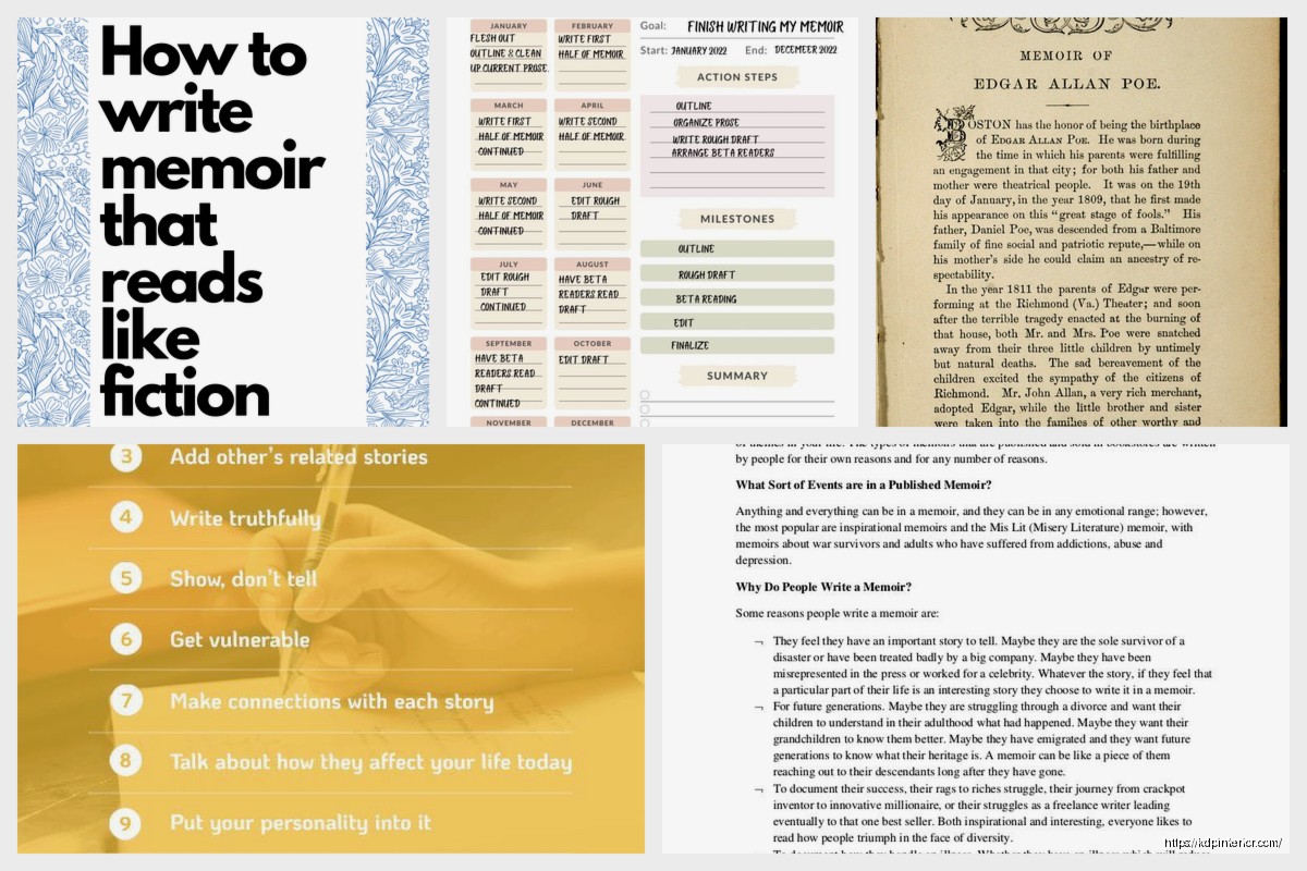 Memoir Template: Personal Narrative Format