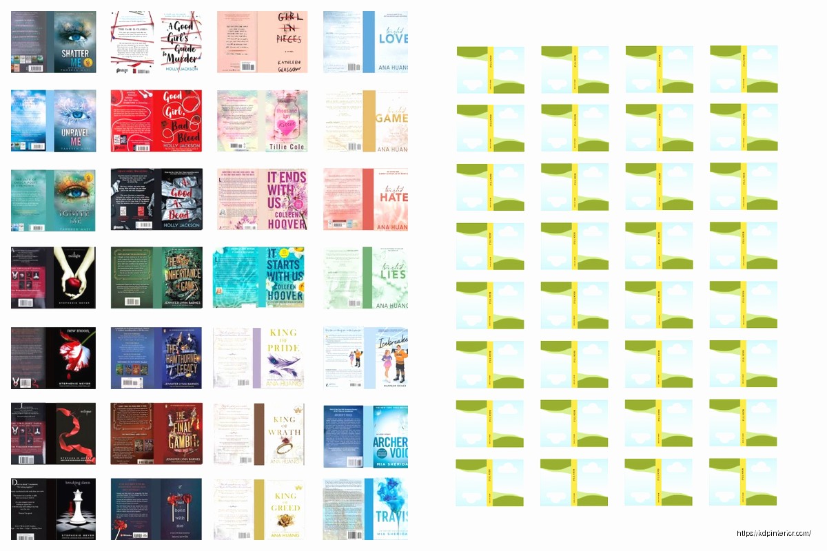 Mini Book Cover Template: Small Format Design