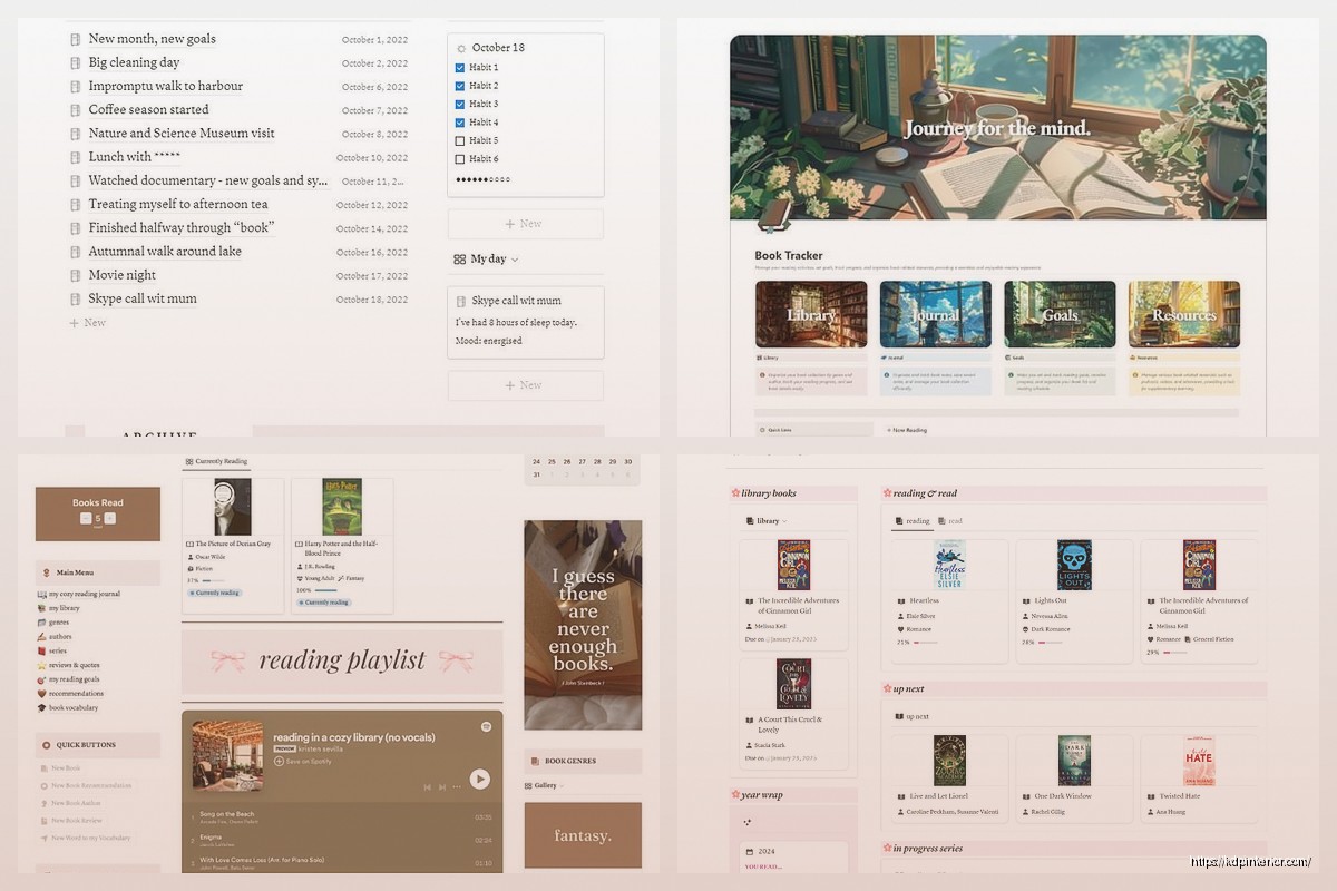 Notion Book Journal Template: Reading Tracker Setup