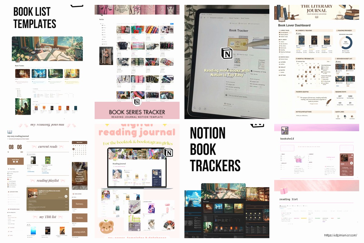 Notion Reading Tracker Template: TBR Organization