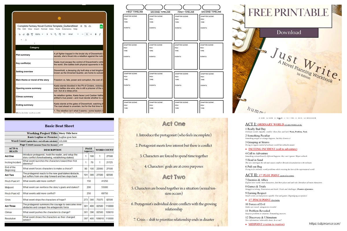 Novel Outline Template: Fiction Planning Framework