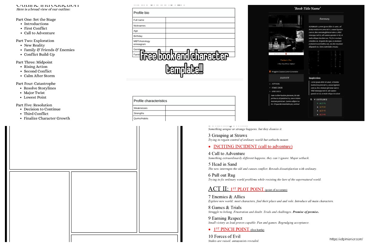 Novel Template: Fiction Writing Framework