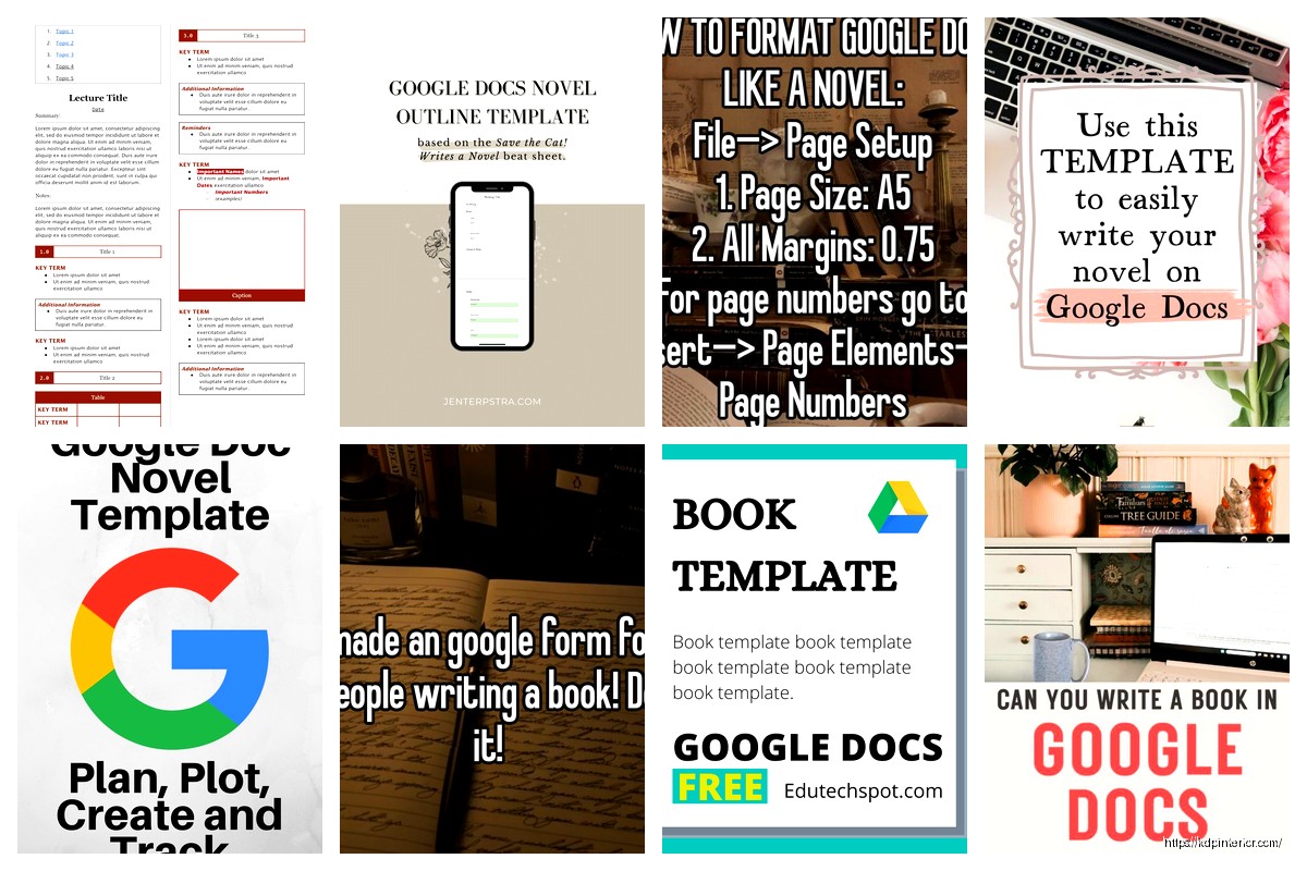Novel Template Google Docs: Fiction Writing Setup