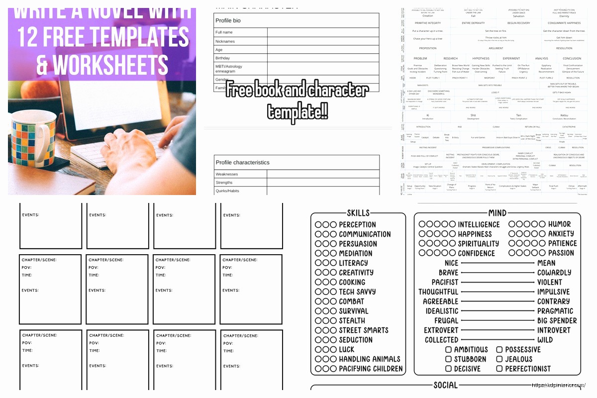 Novel Writing Template: Fiction Manuscript Format