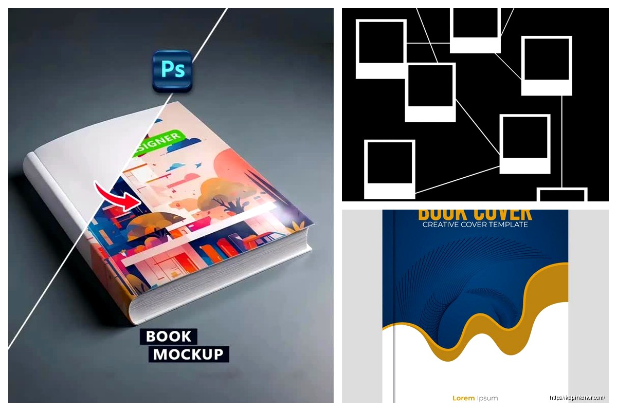 Photoshop Book Cover Template: Adobe Design Files KDP Interior