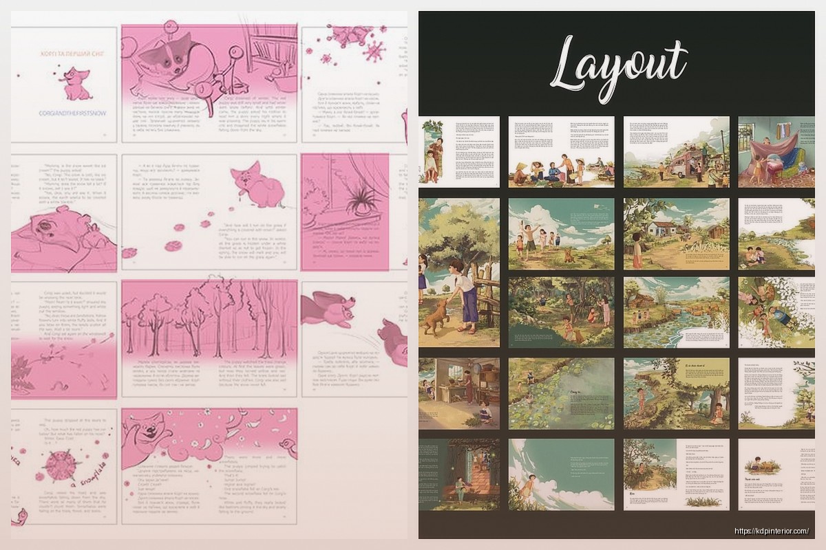 Picture Book Template: Children's Illustration Layout