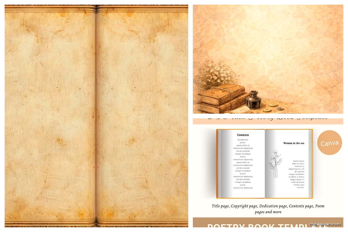 Poetry Book Template: Verse Publishing Layout