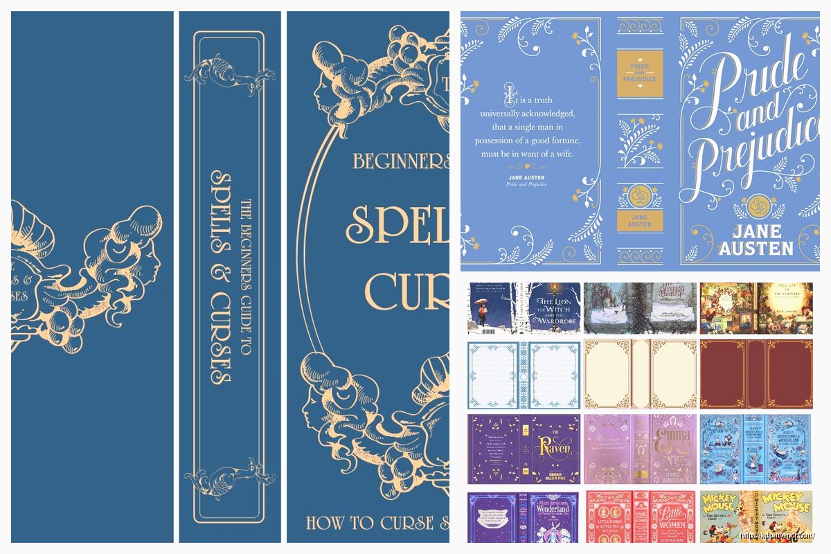 Printable Book Covers: DIY Design Downloads