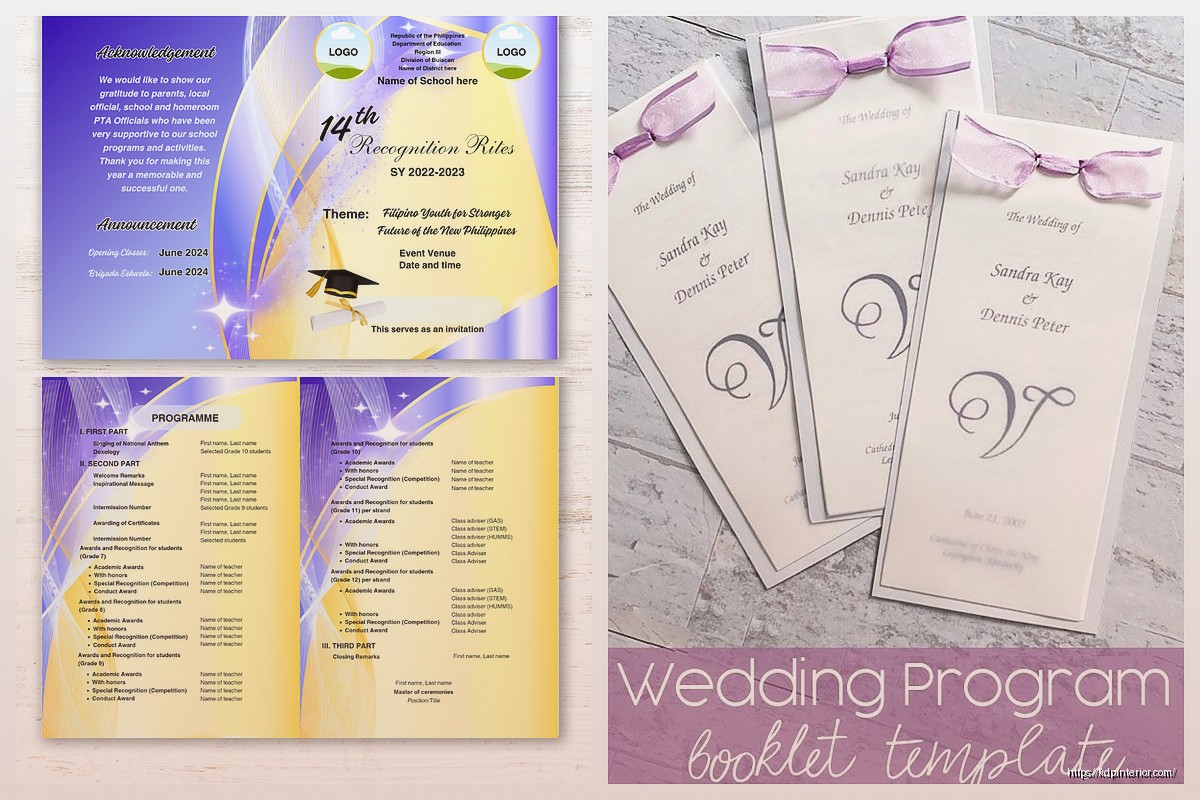 Program Booklet Template: Event Publication Design