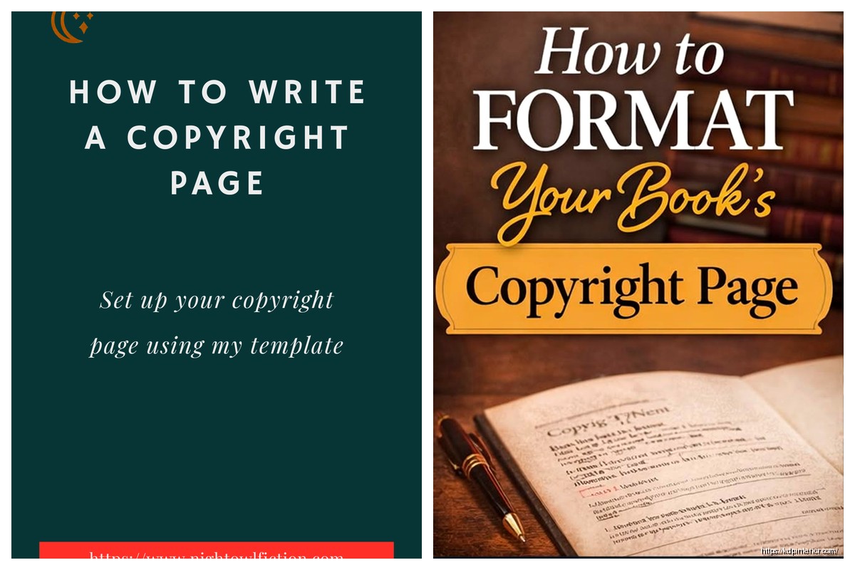 Sample Copyright Page for Self Published Book: Legal Examples