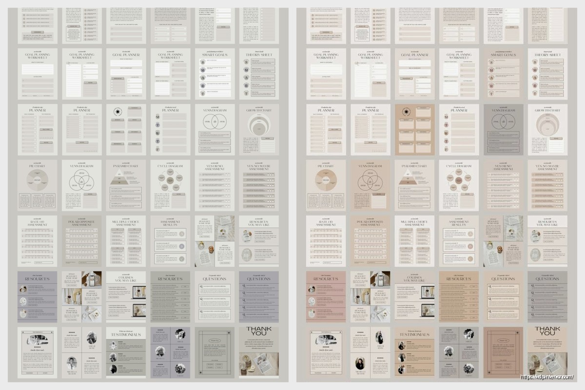 Workbook Templates: Educational Publishing Formats