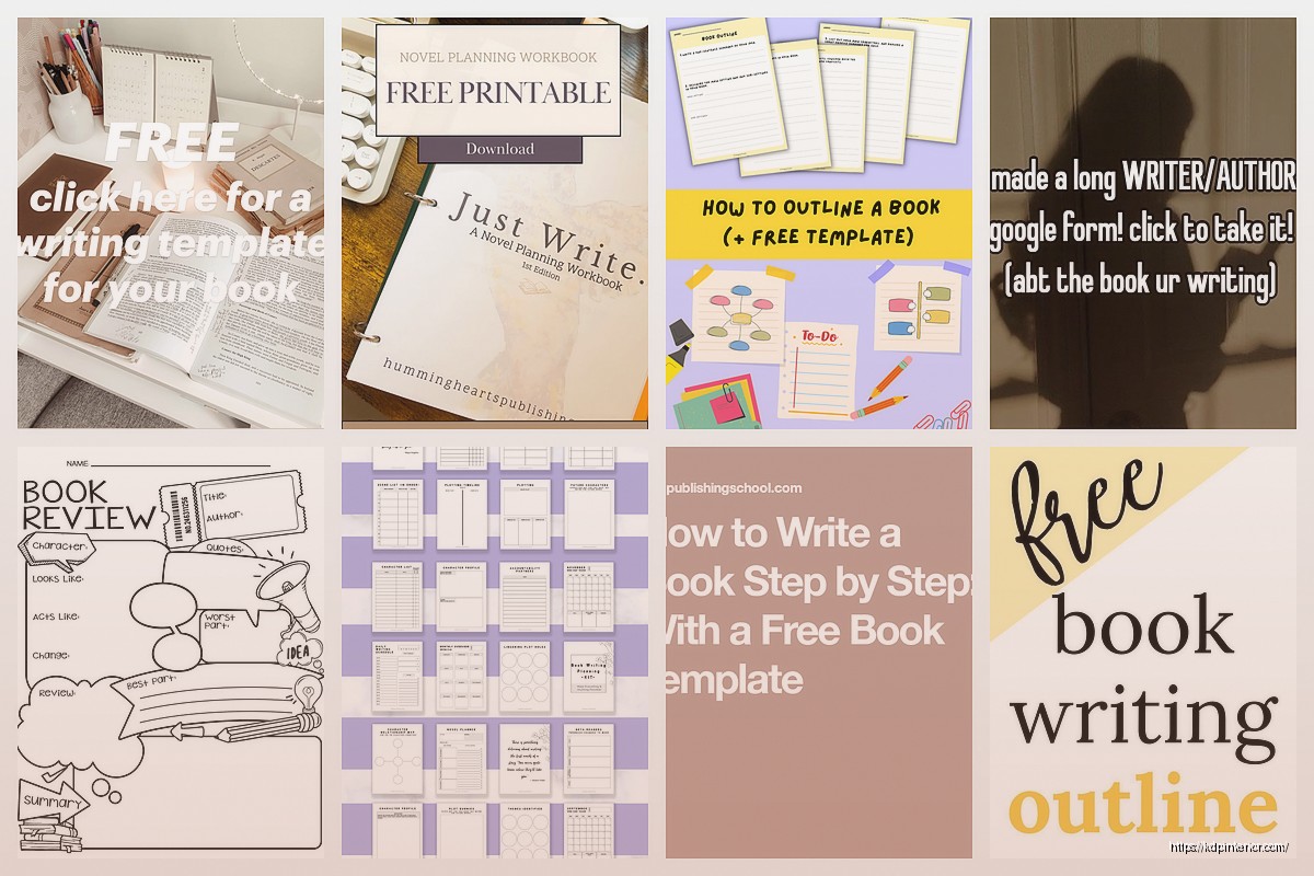 Writing a Book Template Free: No-Cost Resources