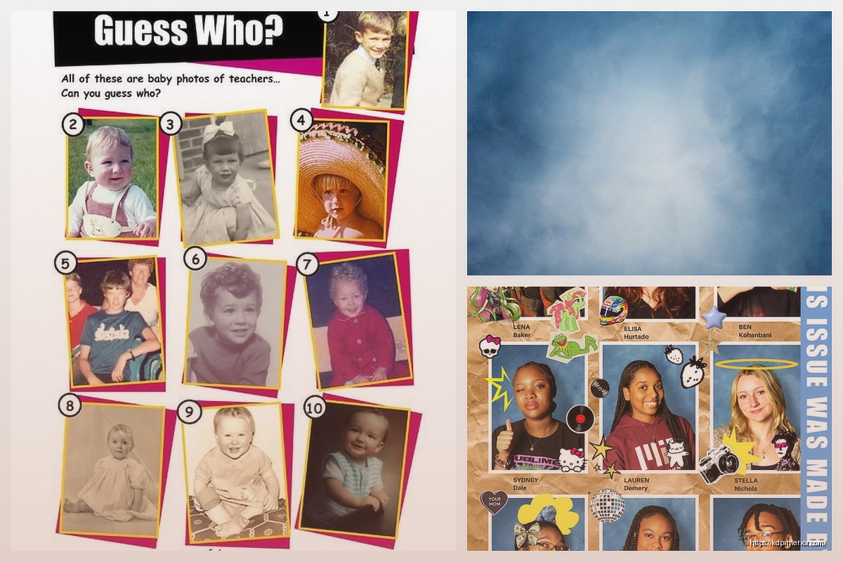 Year Book Template: School & Company Annuals